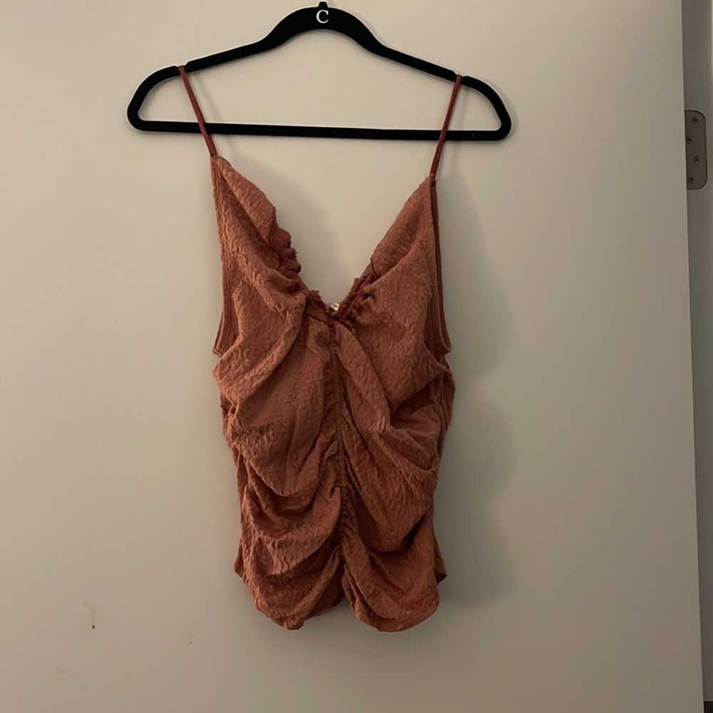 Free People pink tank size large